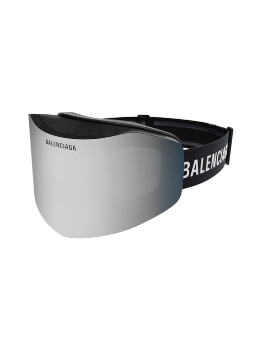 Balenciaga BB0379s Ski Mask - Black / Silver